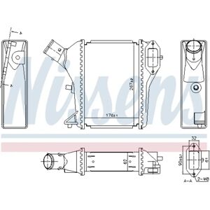 NISSENS 961423 Intercooler - Air-Air, Water-Air, no EGR valve NISSENS 961423 Intercooler - Air-Air, Water-Air, no EGR valve