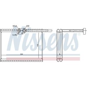 NISSENS 92324 Evaporatore - Alluminio, R 134a - Climatizzazione NISSENS 92324 Evaporatore - Alluminio, R 134a - Climatizzazione
