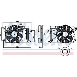 Nissens 85917 Ventilateur pour Ford C-max II - Ventilateur, Refroidissement Moteur, 385mm, 3 pôles - Publicité Nissens 85917 Ventilateur pour Ford C-max II - Ventilateur, Refroidissement Moteur, 385mm, 3 pôles - Publicité