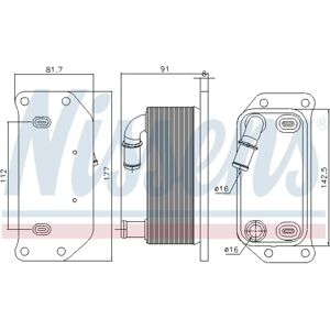 Nissens 91188 - Ölkühler Nissens 91188 - Ölkühler