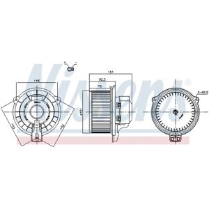 NISSENS 87821 Ventola riscaldamento - Componente HVAC NISSENS 87821 Ventola riscaldamento - Componente HVAC