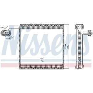 NISSENS Verdampfer - R134a Kompatibel - Aluminium Finnen - Geschweißter Kühler NISSENS Verdampfer - R134a Kompatibel - Aluminium Finnen - Geschweißter Kühler