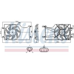 NISSENS 850098 Ventilateur - Opel Vauxhall - Publicité NISSENS 850098 Ventilateur - Opel Vauxhall - Publicité
