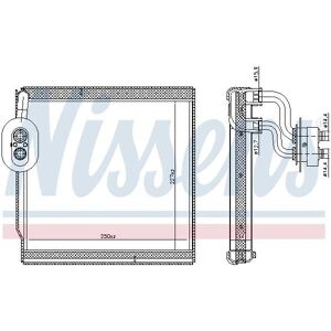 NISSENS 92374 Verdampfer - Klimaanlage - Aluminium - R134a NISSENS 92374 Verdampfer - Klimaanlage - Aluminium - R134a