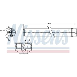 NISSENS 95772 Kosteudenpoistaja Pullo - Ilmastointisuodatin NISSENS 95772 Kosteudenpoistaja Pullo - Ilmastointisuodatin