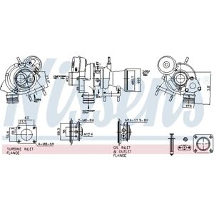 Nissens 55219660 Turbocharger - Turbo Nissens 55219660 Turbocharger - Turbo