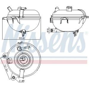 NISSENS 996130 Serbatoio di Espansione in Plastica - Serbatoio di Espansione NISSENS 996130 Serbatoio di Espansione in Plastica - Serbatoio di Espansione