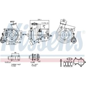NISSENS 93711 Turbocompresseur - Turbocompresseur pour IVECO EuroCargo I-III - Publicité NISSENS 93711 Turbocompresseur - Turbocompresseur pour IVECO EuroCargo I-III - Publicité