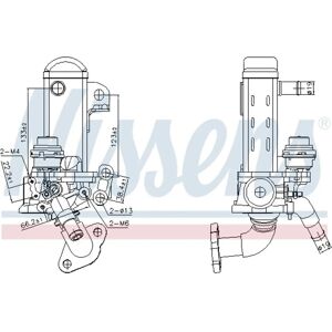 NISSENS 989461 Raffreddatore EGR ad acqua - Raffreddatore EGR NISSENS 989461 Raffreddatore EGR ad acqua - Raffreddatore EGR