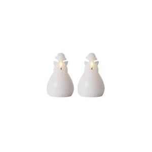 Bougie LED Blanche Sirius Lucia - Décoration Lumineuse - Publicité Bougie LED Blanche Sirius Lucia - Décoration Lumineuse - Publicité