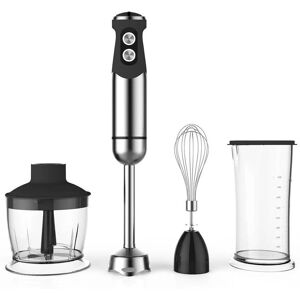 Mixeur Witt 61120040 - 800 W, Noir, Argent, Transparent - Publicité Mixeur Witt 61120040 - 800 W, Noir, Argent, Transparent - Publicité