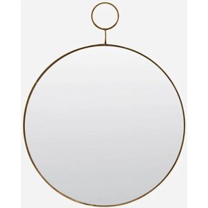 Lustro ścienne Loop z Mosiądzu od House Doctor - 32cm - Lustro ścienne Lustro ścienne Loop z Mosiądzu od House Doctor - 32cm - Lustro ścienne