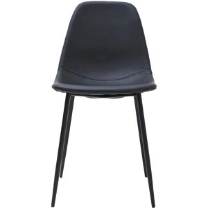 Sedia nera House Doctor - Stile moderno e vintage Sedia nera House Doctor - Stile moderno e vintage