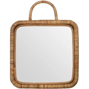 Meraki Baki Rammemirror - 28x28cm - Naturlig Meraki Baki Rammemirror - 28x28cm - Naturlig