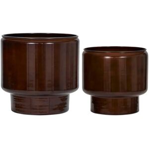 House Doctor Set di 2 portavasi fatti a mano Oasis - Plantepotter House Doctor Set di 2 portavasi fatti a mano Oasis - Plantepotter