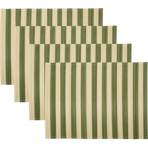 House Doctor - Bordduk, Hd Rayas - Grønn 46X35 - Table Linen House Doctor - Bordduk, Hd Rayas - Grønn 46X35 - Table Linen