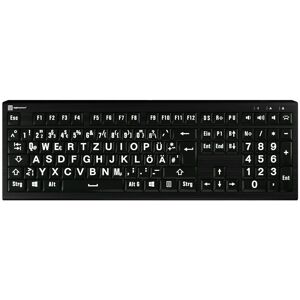 Logickeyboard Astra 2 Weiße Schwarze Hintergrundbeleuchtete Tastatur - Tastatur Logickeyboard Astra 2 Weiße Schwarze Hintergrundbeleuchtete Tastatur - Tastatur