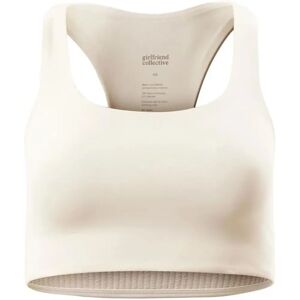 Girlfriend Collective Paloma Ivory Sports Bra - Medium - Support Girlfriend Collective Paloma Ivory Sports Bra - Medium - Support