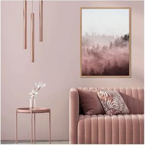 Malerifabrikken Plakat Foggy red - Rød - 70X100 - Plakat Malerifabrikken Plakat Foggy red - Rød - 70X100 - Plakat