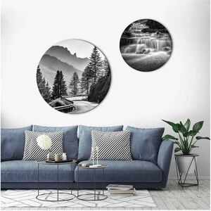 Malerifabrikken Downhill Veggkunst - 70x70 - Svart Malerifabrikken Downhill Veggkunst - 70x70 - Svart