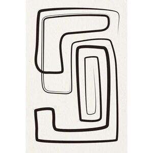 Malerifabrikken Oneliners-2 Beige Plakat - Plakat Malerifabrikken Oneliners-2 Beige Plakat - Plakat