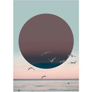 Malerifabrikken Sundown 2 Plakat - Lilla - 70X100 - Plakat Malerifabrikken Sundown 2 Plakat - Lilla - 70X100 - Plakat
