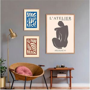 Malerifabrikken Beige Decoupage Plakat - Plakat Malerifabrikken Beige Decoupage Plakat - Plakat