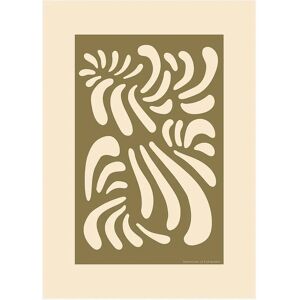 Malerifabrikken Lithografi 1 - Beige - Plakat - Unisex Malerifabrikken Lithografi 1 - Beige - Plakat - Unisex