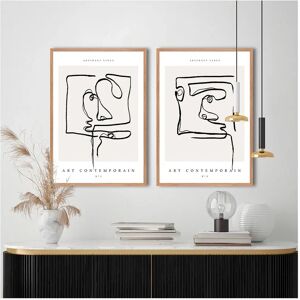 Malerifabrikken Poster - Beige - Art Contemporain 1 - 50X70 Malerifabrikken Poster - Beige - Art Contemporain 1 - 50X70