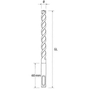 Irwin Speedhammer Plus Drill Bit 10.0 x 110mm SDS-Plus - Drill Bit Irwin Speedhammer Plus Drill Bit 10.0 x 110mm SDS-Plus - Drill Bit