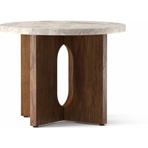 Table d’appoint Audo Copenhagen Androgyne - Sable Kunis Breccia / Base en noyer - Publicité Table d’appoint Audo Copenhagen Androgyne - Sable Kunis Breccia / Base en noyer - Publicité