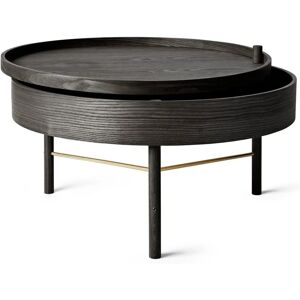 AUDO COPENHAGEN Table tournante - Frêne noir - Table basse moderne - Publicité AUDO COPENHAGEN Table tournante - Frêne noir - Table basse moderne - Publicité