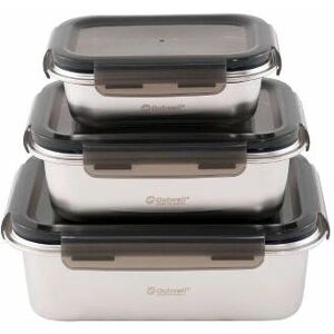 Set di contenitori Outwell Camper Food - Acciaio inossidabile Set di contenitori Outwell Camper Food - Acciaio inossidabile