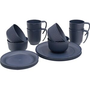Juego de Cena para 4 Personas Outwell Delish Navy Night - Servicio Juego de Cena para 4 Personas Outwell Delish Navy Night - Servicio