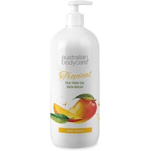 Australian Bodycare Collection en quatre pièces à l'arbre à thé - Gel douche, lingettes, huile - Publicité Australian Bodycare Collection en quatre pièces à l'arbre à thé - Gel douche, lingettes, huile - Publicité