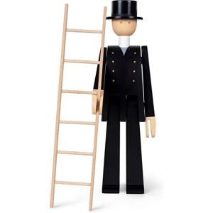 Unisex Træfigur - Skorstensfejer - 21cm Unisex Træfigur - Skorstensfejer - 21cm