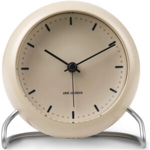Reloj City Hall de Arne Jacobsen - 11cm Beige Arenoso Reloj City Hall de Arne Jacobsen - 11cm Beige Arenoso