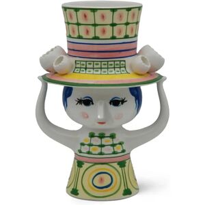 Vase Lady with Hat de Bjørn Wiinblad - Vert - Céramique - 15cm x 24,5cm - Publicité Vase Lady with Hat de Bjørn Wiinblad - Vert - Céramique - 15cm x 24,5cm - Publicité