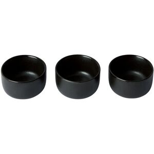Aida Raw Mini Skåler Sett av 3 - 7,5cm - Svart - Steingods Aida Raw Mini Skåler Sett av 3 - 7,5cm - Svart - Steingods