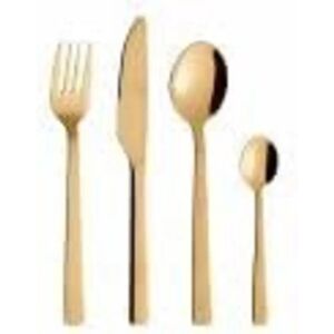 Aida Raw Gull 48-Delers Bestikksett - Bestikk Aida Raw Gull 48-Delers Bestikksett - Bestikk