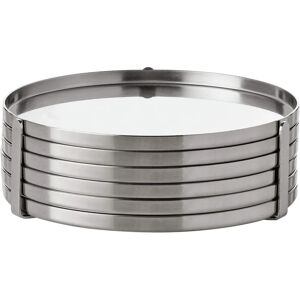 Stelton Arne Jacobsen Podkładki - Zestaw 6 ze Stali Nierdzewnej Stelton Arne Jacobsen Podkładki - Zestaw 6 ze Stali Nierdzewnej