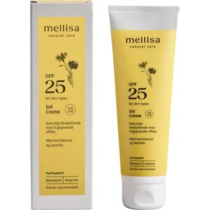 Mellisa SPF 25 Solkrem - Fuktighetsgivende, Naturlig - For Alle Hudtyper Mellisa SPF 25 Solkrem - Fuktighetsgivende, Naturlig - For Alle Hudtyper