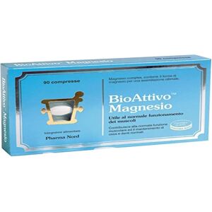 Pharma Nord Bioattivo Magnesio - 90 Compresse - Integratore Alimentare Pharma Nord Bioattivo Magnesio - 90 Compresse - Integratore Alimentare