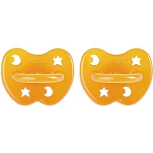 Hevea Naturlig gummi smokke - Oransje - 3-36 måneder Hevea Naturlig gummi smokke - Oransje - 3-36 måneder