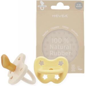 Hevea Smokk - Ortodontisk, Naturlig Gummi, Pale Butter - 3-36 måneder Hevea Smokk - Ortodontisk, Naturlig Gummi, Pale Butter - 3-36 måneder