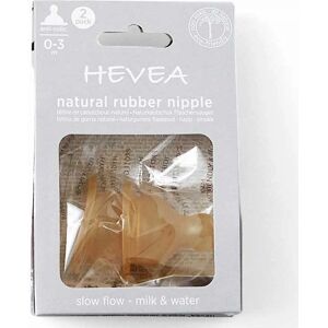 Hevea Naturlatex Babyflaschen-Schnuller - Langsamer Fluss - 0-3 Monate Hevea Naturlatex Babyflaschen-Schnuller - Langsamer Fluss - 0-3 Monate