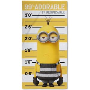 Licens Minions Bomulds Håndklæde - 70x140 cm - Blødt & Absorberende Licens Minions Bomulds Håndklæde - 70x140 cm - Blødt & Absorberende