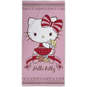 Licens Hello Kitty 70x140 cm Rosa Badetørklæde - Badekåbe Licens Hello Kitty 70x140 cm Rosa Badetørklæde - Badekåbe