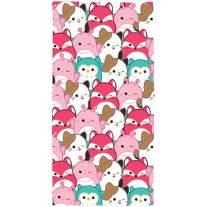 Licens Squishmallows Bomuldshåndklæde - 70x140 cm - Børnebadekåbe med Squishmallows Licens Squishmallows Bomuldshåndklæde - 70x140 cm - Børnebadekåbe med Squishmallows