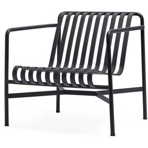 Hay - Lav Palissade Lounge Chair - Svart - Stål - Moderne utendørsdesign Hay - Lav Palissade Lounge Chair - Svart - Stål - Moderne utendørsdesign